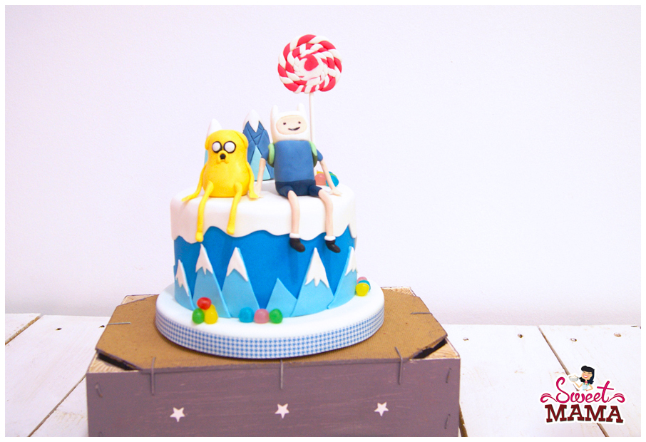 Tarta fondant de Hora de Aventuras. – Sweetmama